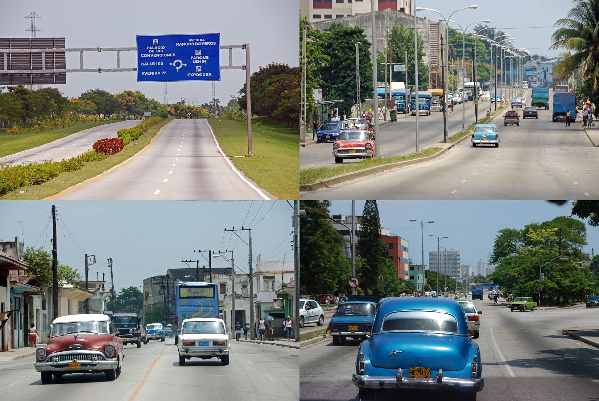 13 Cuba - Havana - Highway and Streets On Way From Airport To Havana